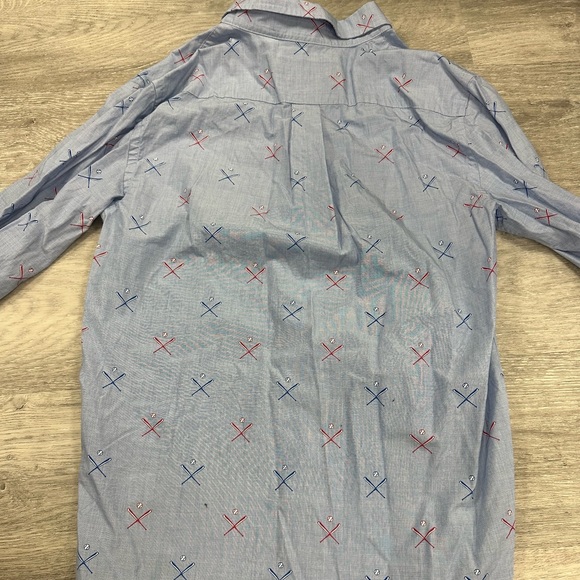 Vineyard Vines Boys Youth Large (16) Button Down Long Sleeve Shirt - Picture 3 of 4